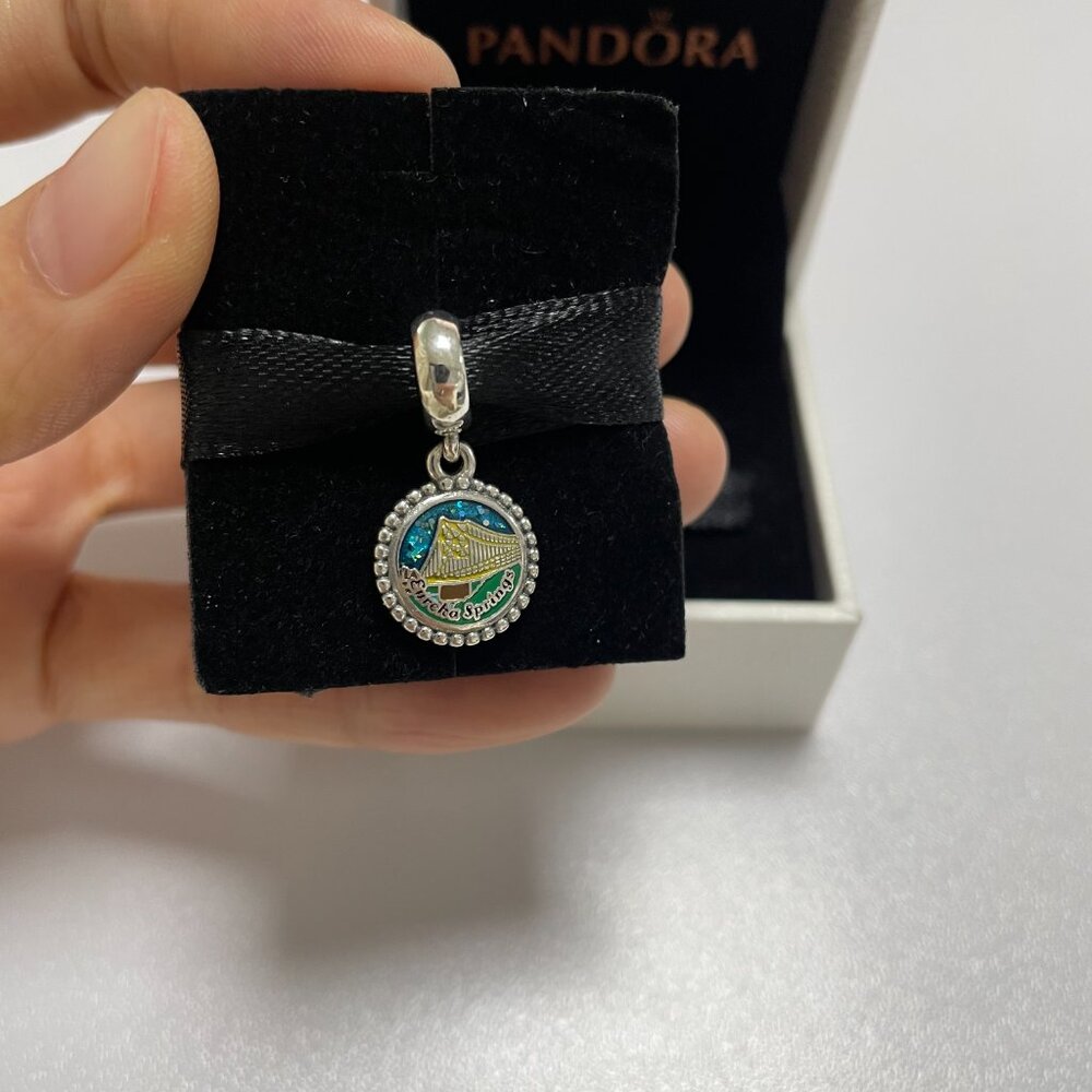 Pandora Eureka Springs Charm Sterling Silver Pendant